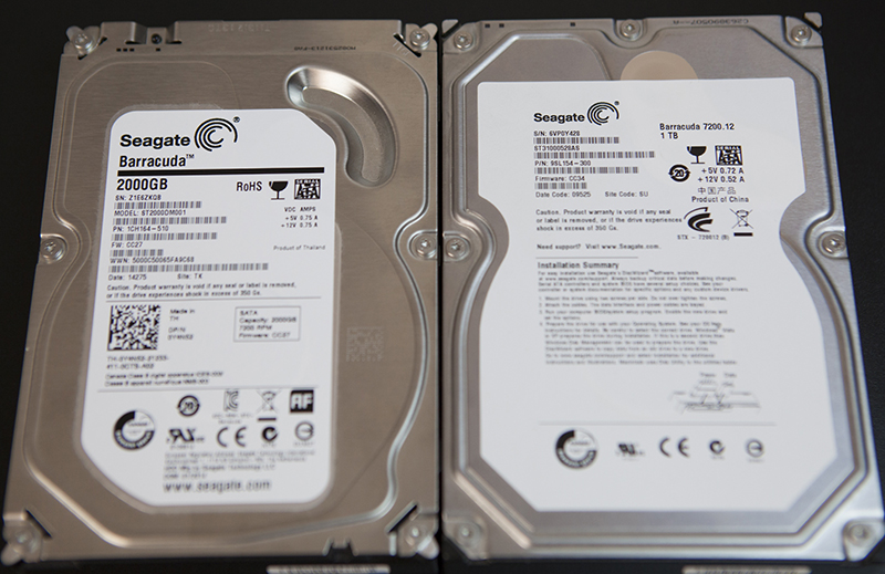 Hard disks of mechanical type